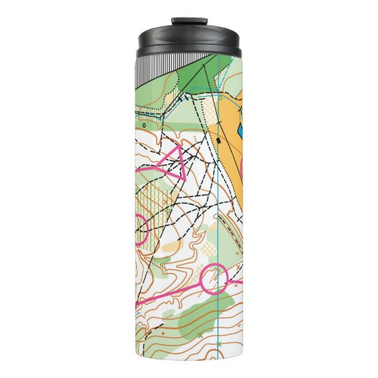Thermische getumbler - Orienteerkaart Thermosbeker (Voorkant)