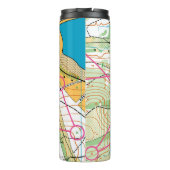 Thermische getumbler - Orienteerkaart Thermosbeker (Achterkant)