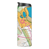 Thermische getumbler - Orienteerkaart Thermosbeker (Geroteerd rechts)
