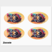 Thermische getumbler ovale sticker (Vel)