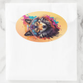 Thermische getumbler ovale sticker (Tas)