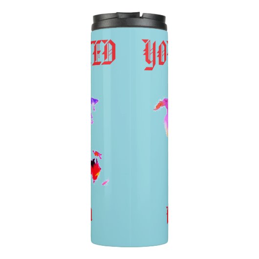 Thermische getumbler thermosbeker (Achterkant)