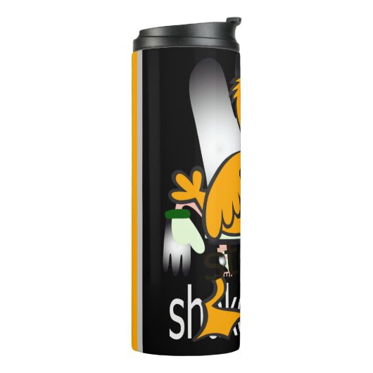 Thermische getumbler thermosbeker (Gedraaid links)