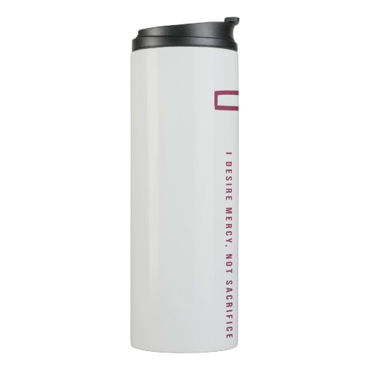 Thermische getumbler thermosbeker (Gedraaid links)