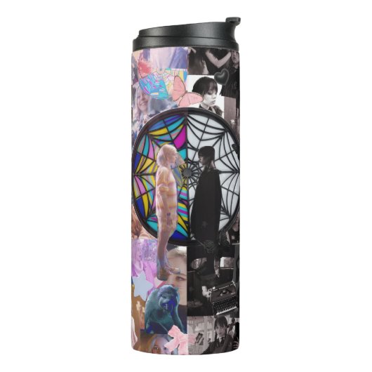 Thermische getumbler thermosbeker (Gedraaid links)