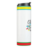 Thermische getumbler thermosbeker (Gedraaid links)