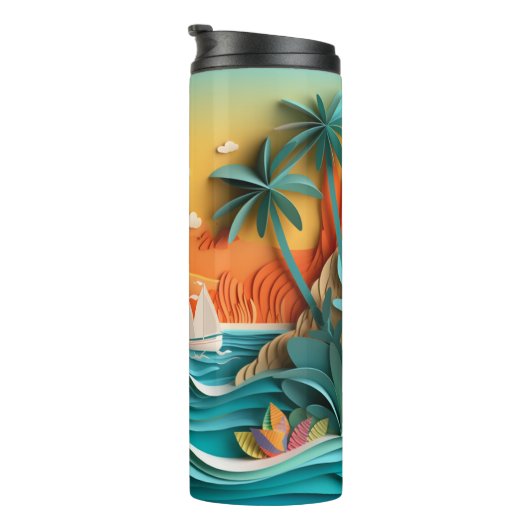 Thermische getumbler thermosbeker (Geroteerd rechts)