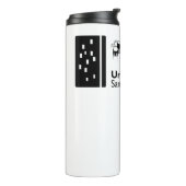 Thermische getumbler thermosbeker (Gedraaid links)