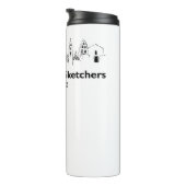 Thermische getumbler thermosbeker (Geroteerd rechts)