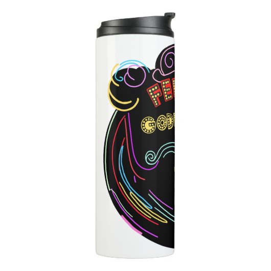 Thermische getumbler thermosbeker (Gedraaid links)