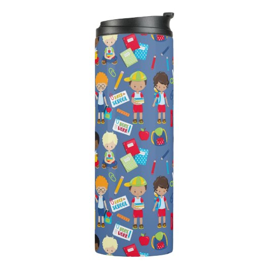 —thermische getumbler thermosbeker (Gedraaid links)