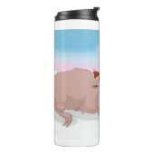 Thermische getumbler thermosbeker (Gedraaid links)