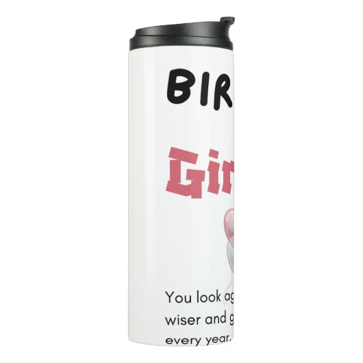 Thermische getumbler thermosbeker (Gedraaid links)