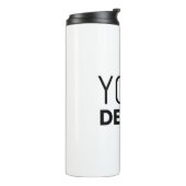 Thermische getumbler thermosbeker (Gedraaid links)