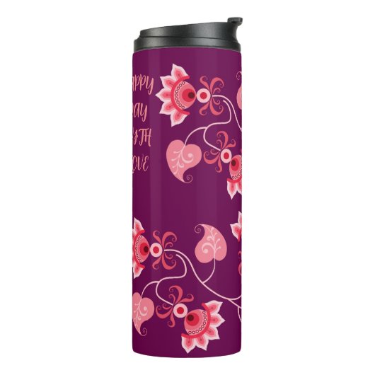 Thermische getumbler thermosbeker (Gedraaid links)