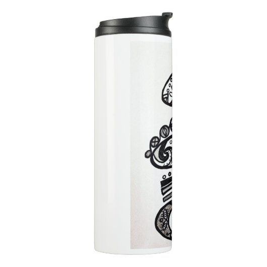 Thermische getumbler thermosbeker (Gedraaid links)