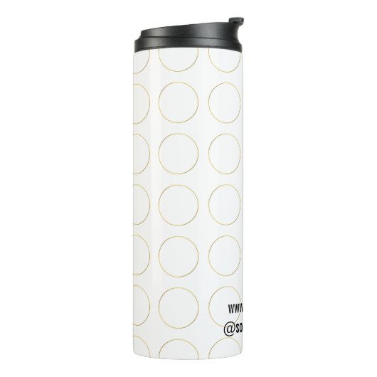 Thermische getumbler thermosbeker (Gedraaid links)