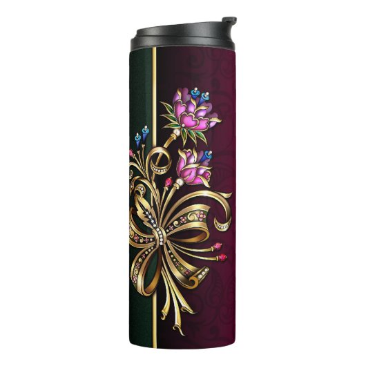 Thermische getumbler thermosbeker (Gedraaid links)