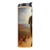 Thermische getumbler thermosbeker (Gedraaid links)