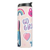 —thermische getumbler thermosbeker (Gedraaid links)