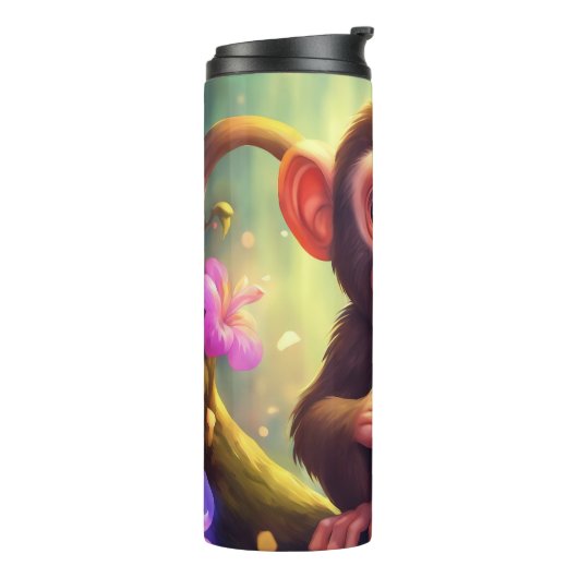 Thermische getumbler thermosbeker (Gedraaid links)