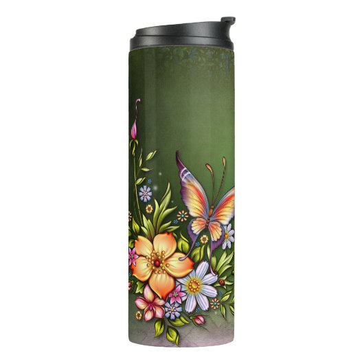 Thermische getumbler thermosbeker (Gedraaid links)