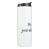 Thermische getumbler thermosbeker (Gedraaid links)