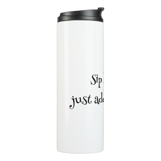 Thermische getumbler thermosbeker (Gedraaid links)