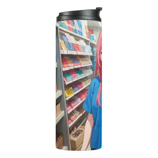 Thermische getumbler thermosbeker (Gedraaid links)