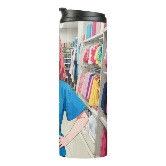 Thermische getumbler thermosbeker (Geroteerd rechts)