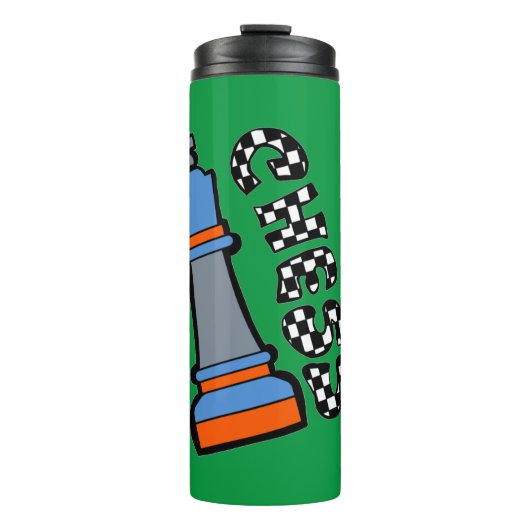 thermische mannen van schaken thermosbeker (Voorkant)