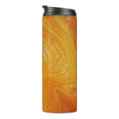 Thermische Mok - Rippels van geel (Geroteerd rechts)