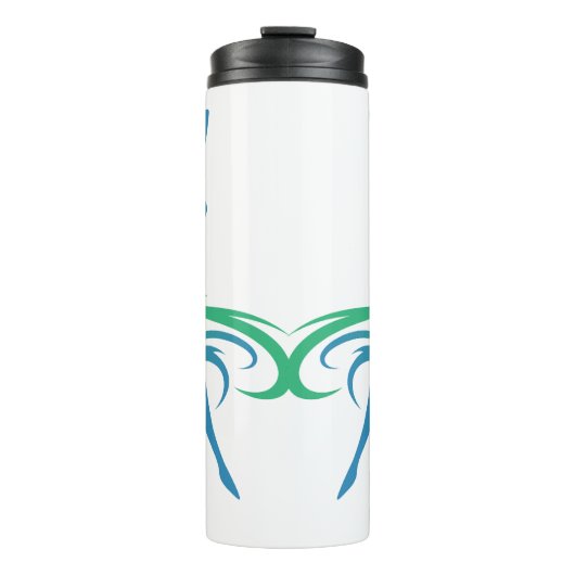 Thermische reismok met een levendige danser thermosbeker (Voorkant)