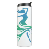 Thermische reismok met een levendige danser thermosbeker (Gedraaid links)