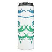 Thermische reismok met een levendige danser thermosbeker (Achterkant)