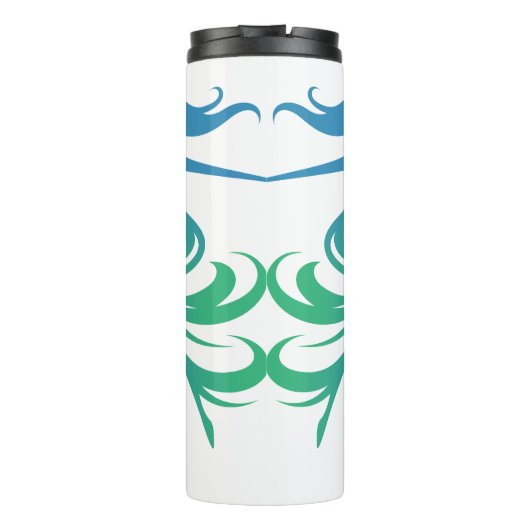 Thermische reismok met een levendige danser thermosbeker (Achterkant)