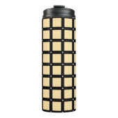 thermische roosterpatroon-droogtrommel thermosbeker (Voorkant)