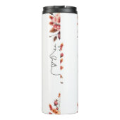 THERMISCHE THUMBLER GEZICHTSLIJN IN BLOEMIGE PRINT THERMOSBEKER (Achterkant)