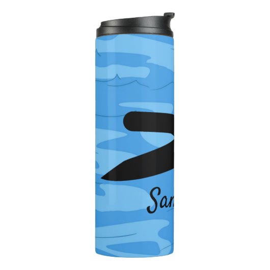 Thermische trommel zwemmen thermosbeker (Gedraaid links)