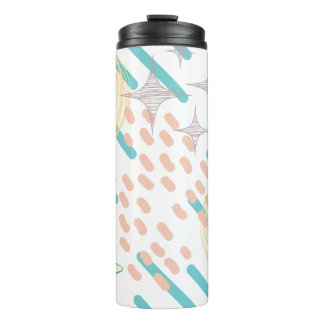 thermische trommellijnen en -vormen thermosbeker