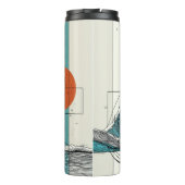 thermische tuimelaar met getijdenbalans thermosbeker (Achterkant)