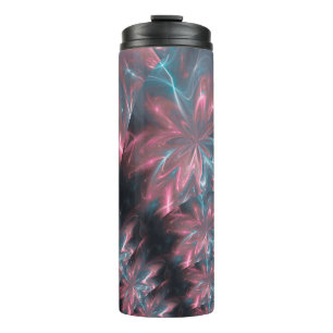 Thermische Tumbler Abstracte Bloemen Arrangement Thermosbeker