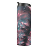 Thermische Tumbler Abstracte Bloemen Arrangement Thermosbeker (Geroteerd rechts)