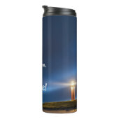 Thermische Tumbler - Blauw - God Ziet Mij Thermosbeker (Geroteerd rechts)