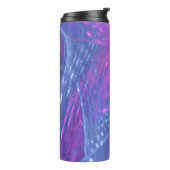 Thermische Tumbler Blauwe Magenta Asymmetrische fr Thermosbeker (Gedraaid links)