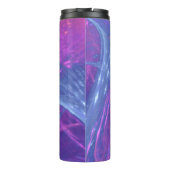 Thermische Tumbler Blauwe Magenta Asymmetrische fr Thermosbeker (Achterkant)