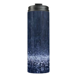 Thermische Tumbler Blauwe Regen Thermosbeker