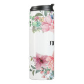 Thermische Tumbler Bloem Thermosbeker (Gedraaid links)