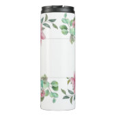 Thermische Tumbler Bloem Thermosbeker (Achterkant)