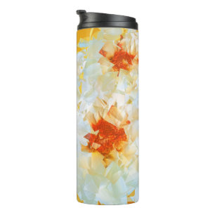 Thermische Tumbler Bloemen Witte Sinaasappels Kubi Thermosbeker